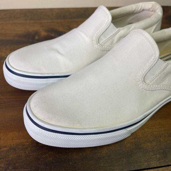 Sperry Men's 10.5 Striper Slip-On Sneaker 0457325 Boat Non Slip Fisherman Core - Picture 5 of 12
